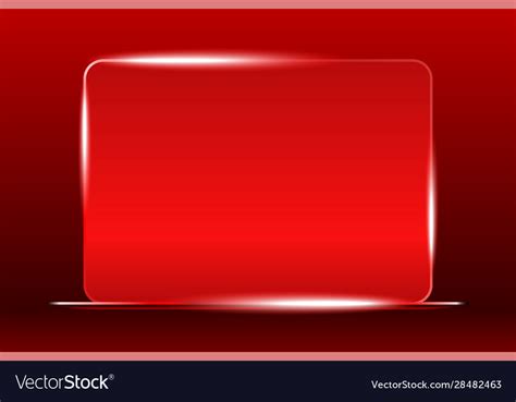 Red laptop computer with blank screen Royalty Free Vector