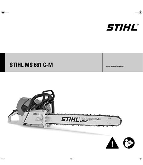 STIHL MS 661 C-M INSTRUCTION MANUAL Pdf Download | ManualsLib