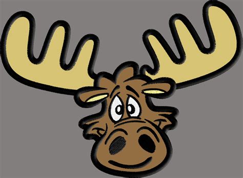 Moose design, 3 sizes machine embroidery design, Hooded Towel, Peeker