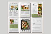 Canva Recipe book template | Creative Market