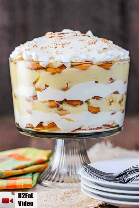 Banana Pudding Trifle with Meringue (with Video) | How To Feed A Loon