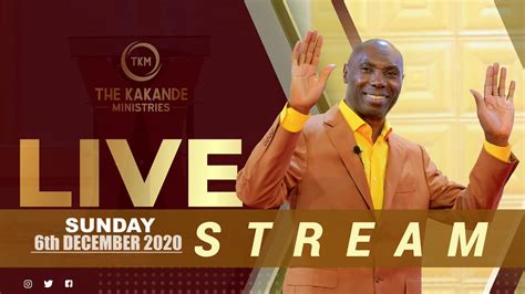 Kakande Ministries - Join Prophet Kakande in today's Live Broadcast and receive God's Blessings.