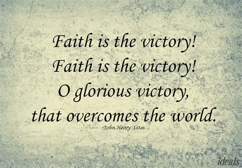 Faith is the Victory | Overcome the world, Faith, Inspirational words