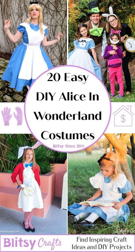 20 DIY Alice in Wonderland Costume Ideas 2024 - Blitsy