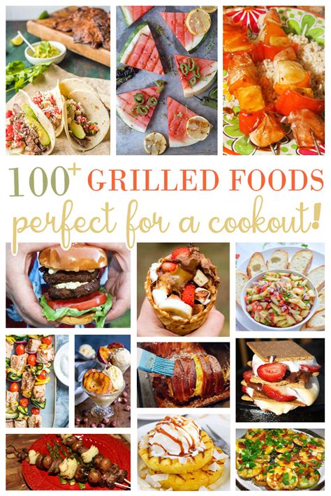 100+ Grilled Foods Perfect for a Cookout! - For the Love of Food