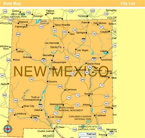 Taos New Mexico Map | Images and Photos finder