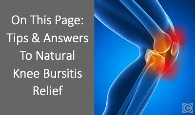 Knee Bursitis Treatment and Natural Remedies | OSMO Patch US