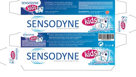 Packaging Sensodyne kids on Behance