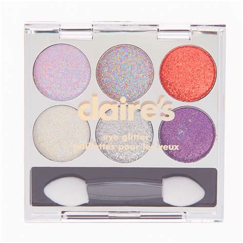 6 Piece Pink Glitter Eyeshadow Palette | Claire's