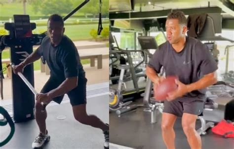 Russell Wilson's Unorthodox Workout Video Goes Viral - TMSPN