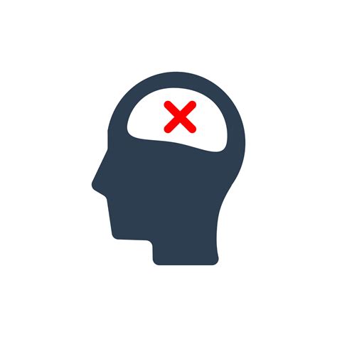 Brain death vector icon, Cerebral palsy icon. 12020530 Vector Art at ...