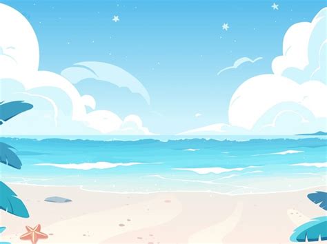 Beach Vector Background