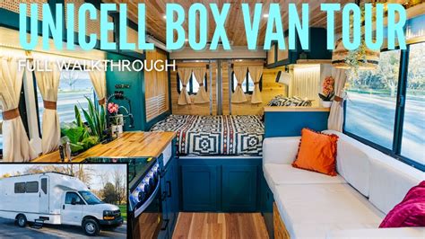 ASTONISHING Unicell Box Van Conversion Tour | Tile Bathroom, Heated Floors, HUGE Solar Capacity ...