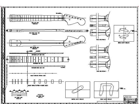 Mustang Electric Guitar Plans - Lonely Star Guitars