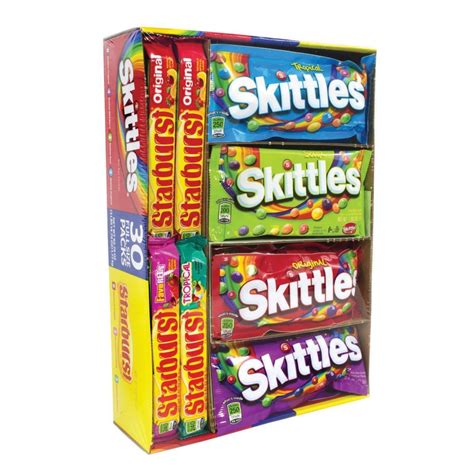 Starburst and Skittles Variety Pack, 30 Count in 2021 | Skittles, Candy, Candy brands