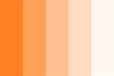 Tropical Tangerine Color Palette