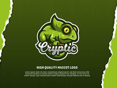 Cryptic Mascot Logo by MightyFire on Dribbble