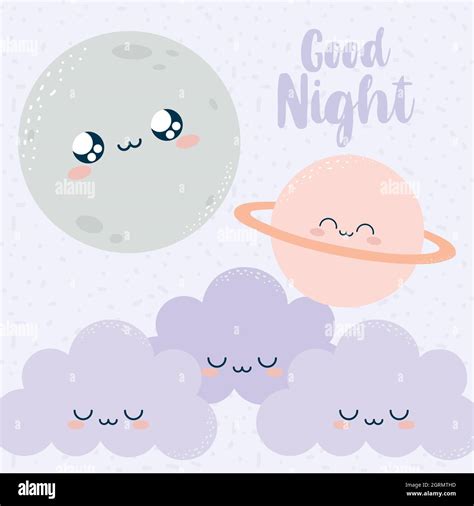 good night poster Stock Vector Image & Art - Alamy