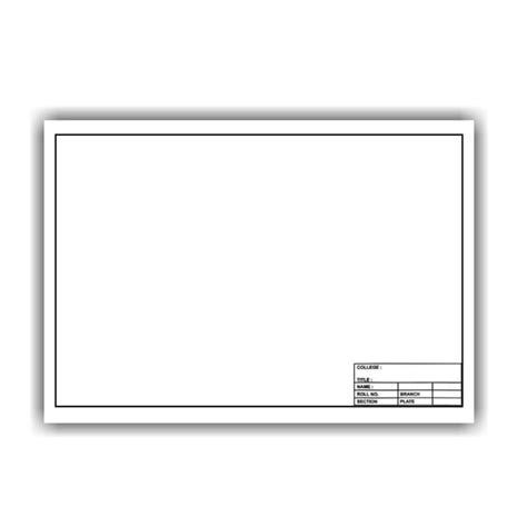 Buy DUSHALA A2 Size Drawing Sheets for Engineering Drawing, Architect ...