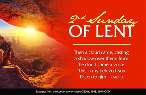 Second Sunday Of Lent 2024 Images - Elna Noelyn