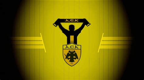 AEK logo, AEK FC, AEK, sports, soccer clubs HD wallpaper | Wallpaper Flare