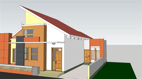 Rumah Atap Setengah Pelana | 3D Warehouse