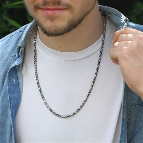 16 Inch Mens Silver Chain | donyaye-trade.com