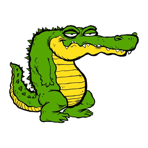 Alligator cartoon illustration 546157 Vector Art at Vecteezy