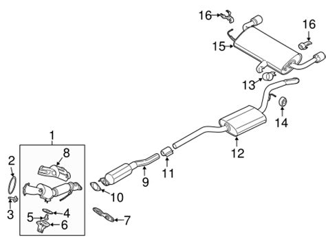 Exhaust Components for 2018 Ford Escape | Ford Parts Center