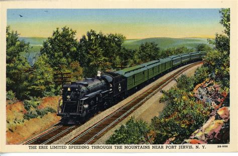 The National Railroad Postcard Museum: The Erie Railroad in History ...