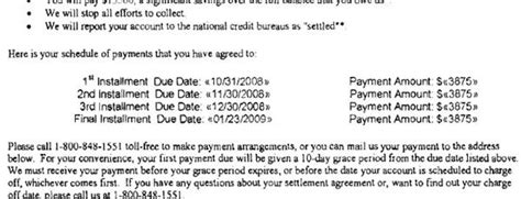 Chase Sample Debt Settlement Offer Letter - Leave Debt Behind
