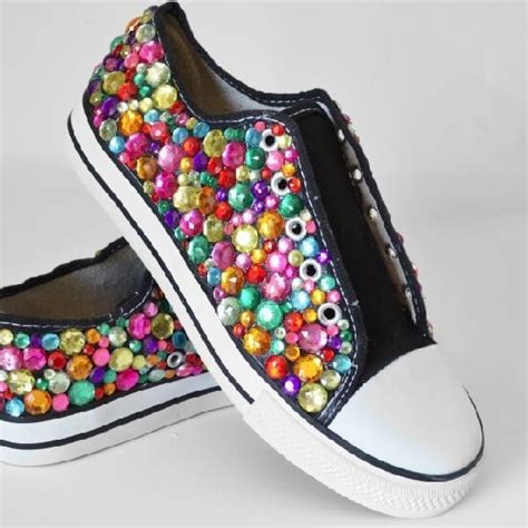 Rhinestone Sneakers Tutorial ⋆ Dream a Little Bigger