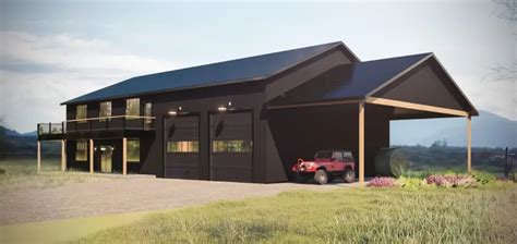 40x80 Barndominium Floor Plans With Pictures: [Shop Included]