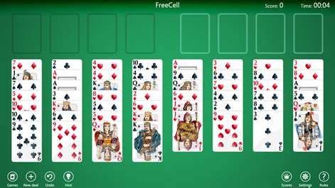 Screenshot: Play four popular FreeCell solitaire variations | Holiday decor, Microsoft, Collection