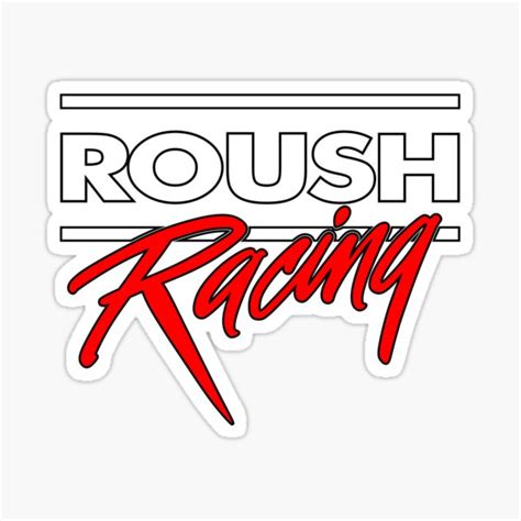 "Roush Racing Logo #2" Sticker by aziatinrsp | Redbubble