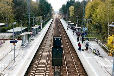 Overlook of a central train station in German city of Kiel - Creative ...