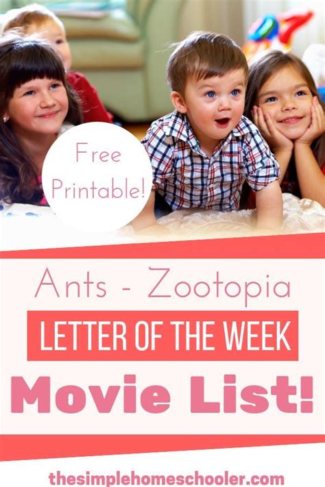 Letter of the Week Movie List | Movie list, Letter of the week ...