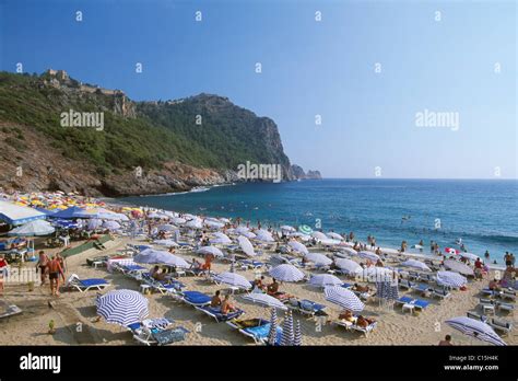 Cleopatra Beach, Alanya, Turkish Riviera, Turkey Stock Photo - Alamy