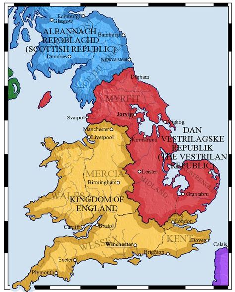 What if the Danelaw survived? | Alternate history, Fantasy map generator, Fantasy map