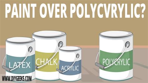 How To Paint Over Polycrylic? (& Which Paints To Use)