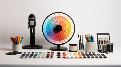 Premium AI Image | A photo of Color Calibration Tools