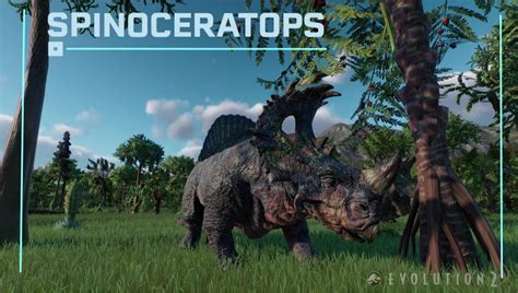 SPINOCERATOPS IN GAME - Concept at Jurassic World Evolution 2 Nexus ...