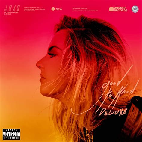 JoJo Unveils 'Good To Know' Deluxe Album Cover / Previews New Single 'What U Need' - That Grape ...