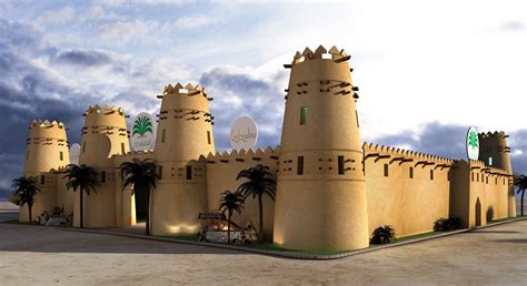 3D Arabian heritage castle | CGTrader