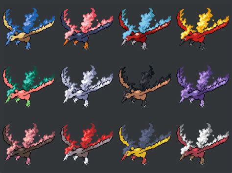 Alternative Moltres Shiny/Colors : r/pokemon