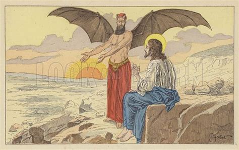 Jesus tempted by the Devil stock image | Look and Learn