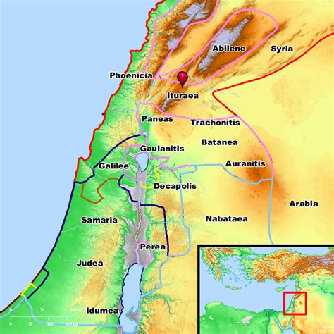 Bible Map: Ituraea