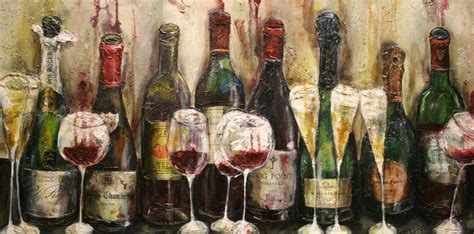 Jenny Muncaster | WINE ART | Botellas de vino, Botellas, Pinturas