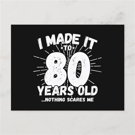 80 Year Old Birthday - Funny 80th Birthday Meme Postcard | Zazzle ...