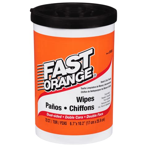 Permatex Fast Orange Hand Cleaner Wipes, 72-count Container - 25053 - Walmart.com